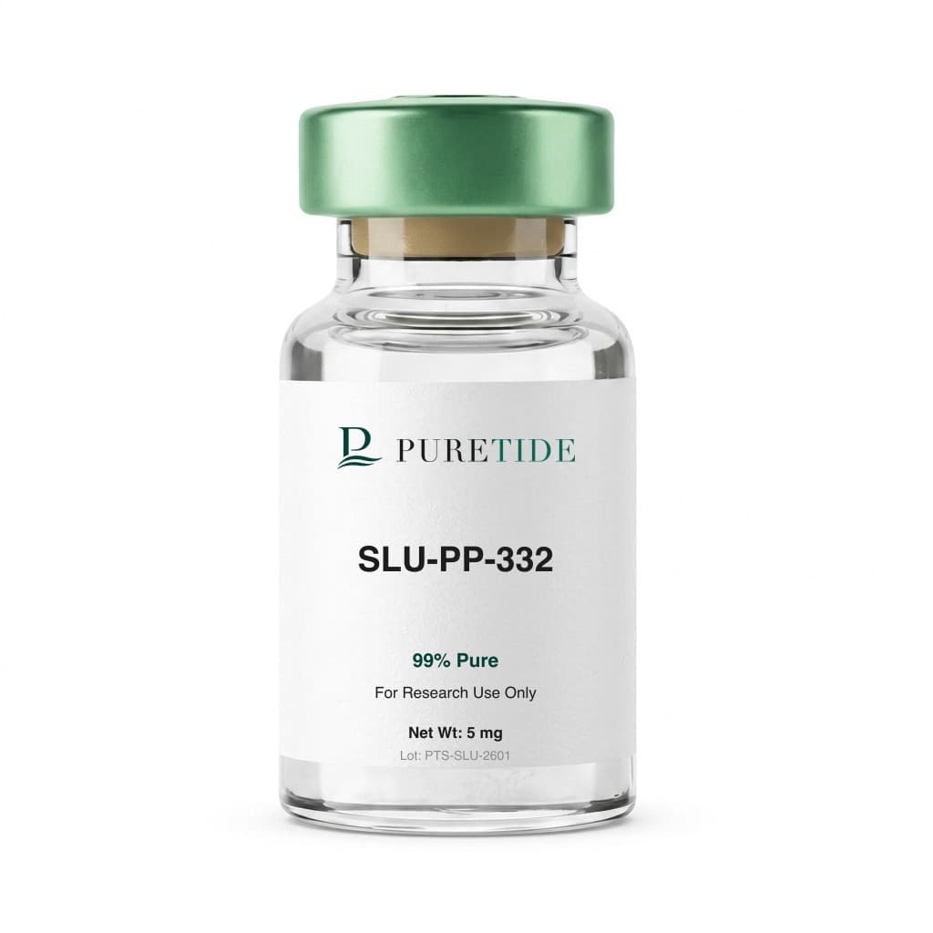 SLU-PP-332 vial with the PureTide house label